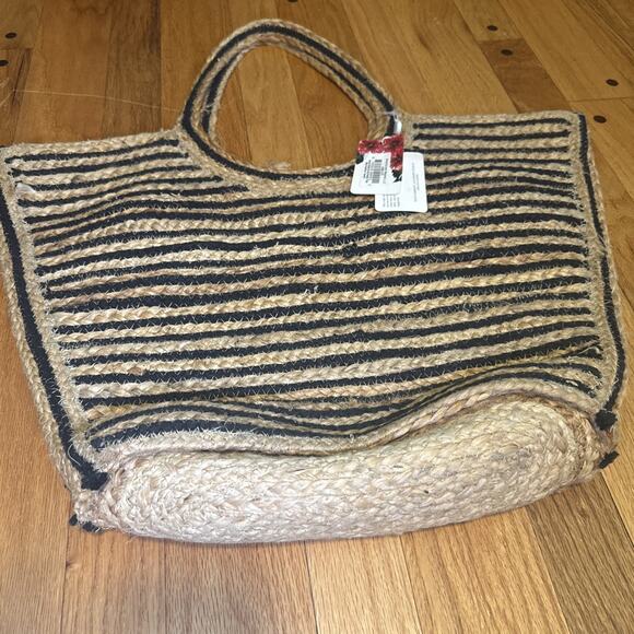 America and Beyond Raven Stripe Eco-friendly Tote - Picture 14 of 14